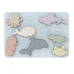 PETÚ PETÚ Leslie Silikonové puzzle Sea Color mix