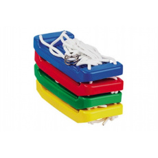 Houpačka/Houpací prkénko plast 43x18cm nosnost 60kg asst 4 barvy v síťce Houpačka/Houpací prkénko plast 43x18cm nosnost 60kg asst 4 barvy v síťce