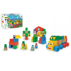 Kostky stavebnice Middle Blocks plast 140ks v krabici 59x35x20cm Wader Kostky stavebnice Middle Blocks plast 140ks v krabici 59x35x20cm Wader