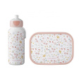 Svačinový set (láhev 400ml+box) Květiny a motýli