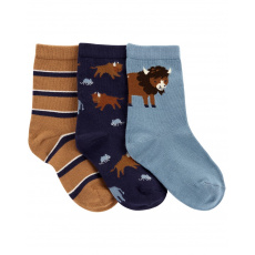 CARTER'S Ponožky Buffalo chlapec 3ks 0-3m CARTER'S Ponožky Buffalo chlapec 3ks 0-3m