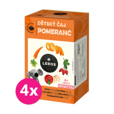 4x LEROS Čaj dětský Pomeranč 20x2g 4x LEROS Čaj dětský Pomeranč 20x2g
