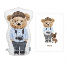 CEBA Polštářek na mazlení 50 cm + Dárek plakát 30 x 40 cm Fluffy Puffy Steve v balení CEBA Polštářek na mazlení 50 cm + Dárek plakát 30 x 40 cm Fluffy Puffy Steve v balení
