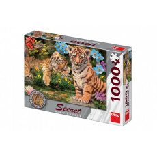 Puzzle Tygřici 12 skrytých detailů 1000 dílků 66x47cm v krabici 32x23x7,5cm Puzzle Tygřici 12 skrytých detailů 1000 dílků 66x47cm v krabici 32x23x7,5cm