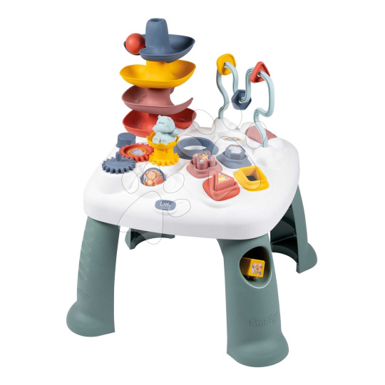 Smoby Didaktický stolek s vkládacími kostkami Activity Table Little Smoby s aktivitami na vývoj jemné motoriky od 12 měsíců Smoby Didaktický stolek s vkládacími kostkami Activity Table Little Smoby s aktivitami na vývoj jemné motoriky od 12 měsíců