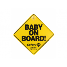 Štítek Baby On Board do auta Yellow Štítek Baby On Board do auta Yellow