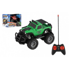 Auto RC Off-Road terénní plast 14cm na baterie 27MHz 2 barvy v krabičce 16x12x10cm Auto RC Off-Road terénní plast 14cm na baterie 27MHz 2 barvy v krabičce 16x12x10cm