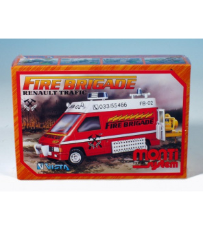 Stavebnice Monti 45 Fire Brigade-Renault Trafic 1:35 v krabici 22x16x5cm Stavebnice Monti 45 Fire Brigade-Renault Trafic 1:35 v krabici 22x16x5cm