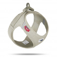 CURLI Postroj pro psy se sponou Air-Mesh Light Tan M, 6-9 kg