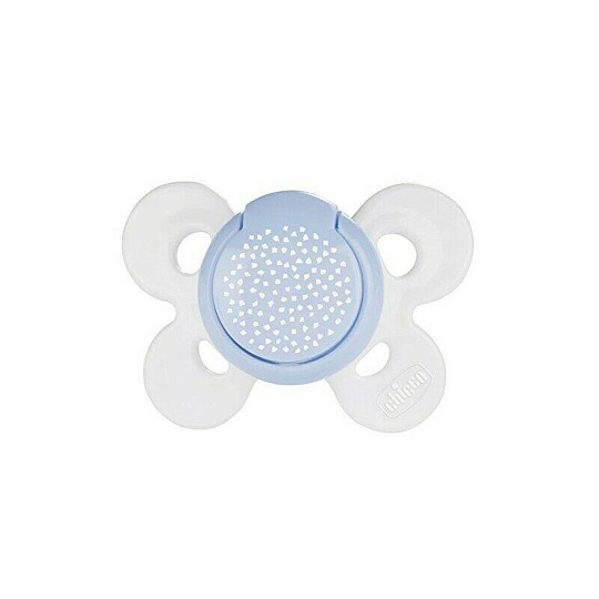 CHICCO Dudlík Physio Comfort, silikonový, 0-6m, modré, 1 ks CHICCO Dudlík Physio Comfort, silikonový, 0-6m, modré, 1 ks