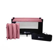PETITE&MARS Postýlka cestovní Koot s přídavným patrem 2v1 Rose Pink PETITE&MARS Postýlka cestovní Koot s přídavným patrem 2v1 Rose Pink