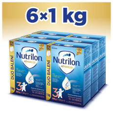 6x NUTRILON 3 Advanced batolecí mléko 1 kg, 12+ 6x NUTRILON 3 Advanced batolecí mléko 1 kg, 12+