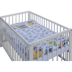 Scarlett Dětská postýlka s kompletní výbavou Scarlett Kulíšek 120 x 60 cm - šedá Scarlett Dětská postýlka s kompletní výbavou Scarlett Kulíšek 120 x 60 cm - šedá
