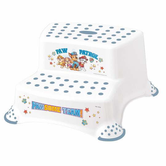 Keeper Dvojstupínek k WC/umyvadlu "Paw Patrol", Bílá