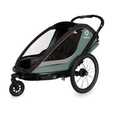 HAMAX Cyklovozík vč. ramena + sada kočárku Cocoon Green/black HAMAX Cyklovozík vč. ramena + sada kočárku Cocoon Green/black