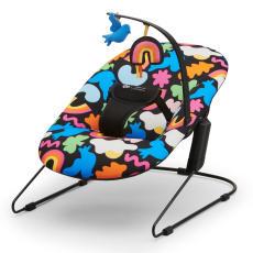 KINDERKRAFT Lehátko houpací Calmee Happy Shapes 0m+, do 9kg KINDERKRAFT Lehátko houpací Calmee Happy Shapes 0m+, do 9kg