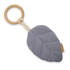 Kousátko s listy pro děti New Baby Leaf grey Kousátko s listy pro děti New Baby Leaf grey