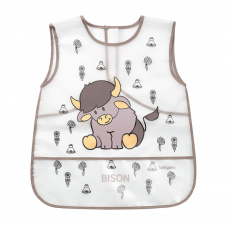 Omyvatelný bryndák - zástěra 38x45 cm Baby Ono bizon Omyvatelný bryndák - zástěra 38x45 cm Baby Ono bizon