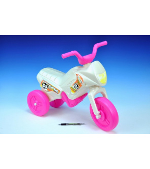 Odrážedlo Enduro Yupee bílé malé plast výška sedadla 26cm nosnost do 25kg 12m+ Odrážedlo Enduro Yupee bílé malé plast výška sedadla 26cm nosnost do 25kg 12m+