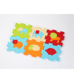 Puzzle pěnové 46,5x31,5 cm zvířátka Puzzle pěnové 46,5x31,5 cm zvířátka