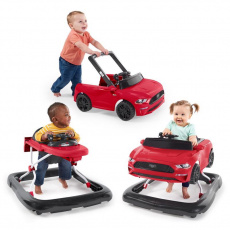 BRIGHT STARTS Chodítko 3v1 Ford Mustang Red 6m+, do 11 kg BRIGHT STARTS Chodítko 3v1 Ford Mustang Red 6m+, do 11 kg