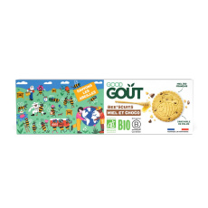 GOOD GOUT BIO Bee´scuits, sušenky s medem a kousky čokolády 100 g GOOD GOUT BIO Bee´scuits, sušenky s medem a kousky čokolády 100 g