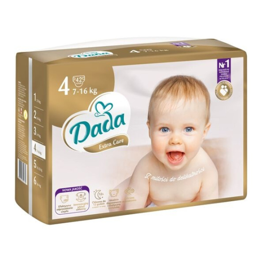 DADA Pleny jednorázové Extra Care 4 (7-16 kg) 42 ks