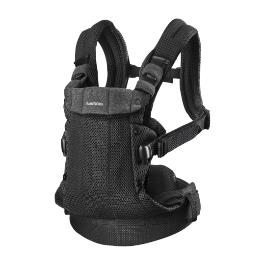 BABYBJÖRN Nosítko Harmony Black 3D mesh, do 15 kg