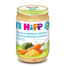HiPP BIO Těstoviny se zeleninou a smetanou od 8. měsíce, 220 g HiPP BIO Těstoviny se zeleninou a smetanou od 8. měsíce, 220 g