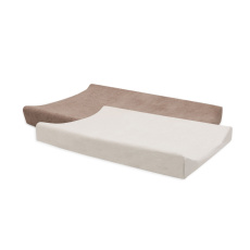 Potah na přebalovací podložku 50x70cm 2 ks froté Milky Coffee/Ivory Potah na přebalovací podložku 50x70cm 2 ks froté Milky Coffee/Ivory