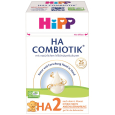 HiPP Výživa pokračovací mléčná kojenecká HA 2 Combiotik® 600 g, od uk. 6. měsíce