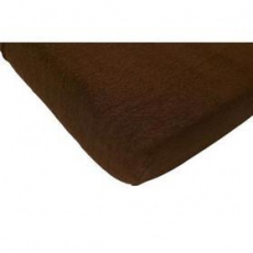 JOLLEIN Prostěradlo froté 120x 60 cm hnědá JOLLEIN Prostěradlo froté 120x 60 cm hnědá