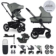EASYWALKER SET Kočárek 4v1 Harvey⁵ Agave Green XXL AIR + CYBEX Aton B2 i-Size + základna