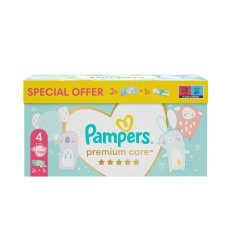 PAMPERS Box dárkový - Jednorázové pleny Premium Care 4 (9-14 kg), 104 ks + ubrousky ZDARMA PAMPERS Box dárkový - Jednorázové pleny Premium Care 4 (9-14 kg), 104 ks + ubrousky ZDARMA