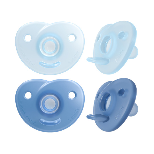Philips AVENT Šidítko Soothie 0-6m chlapec, 2 ks Philips AVENT Šidítko Soothie 0-6m chlapec, 2 ks