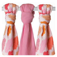 Bambusové pleny Heaven for Girls mix 70x70cm 3ks Bambusové pleny Heaven for Girls mix 70x70cm 3ks