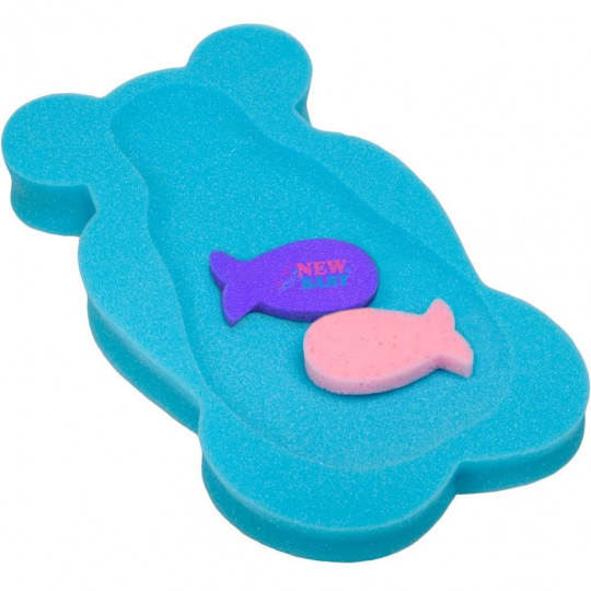 Pěnová podložka maxi New Baby BASIC medvěd modrá