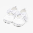 Kojenecké saténové capáčky New Baby bílá 12-18 m