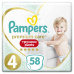 PAMPERS Premium Care Pants Kalhotky plenkové jednorázové 4 (9-15 kg) 58 ks