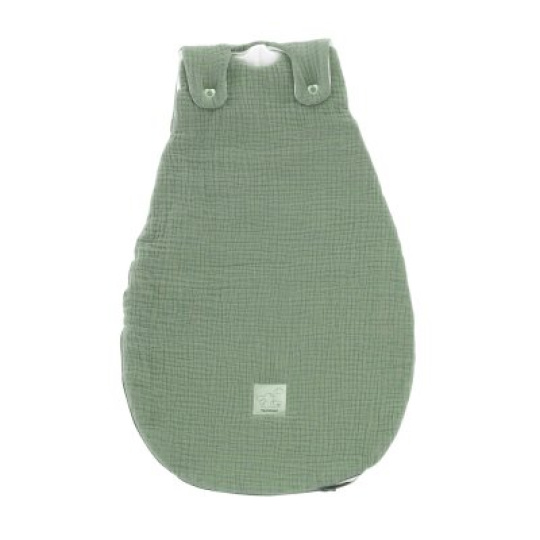 TRÄUMELAND Vnější spací pytel Liebmich Musselin Salbei Grün 56/62 TRÄUMELAND Vnější spací pytel Liebmich Musselin Salbei Grün 56/62