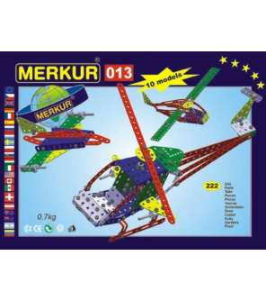 Stavebnice MERKUR 013 Vrtulník 10 modelů 222ks v krabici 26x18x5cm Stavebnice MERKUR 013 Vrtulník 10 modelů 222ks v krabici 26x18x5cm