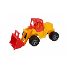 Auto nakladač lopatový plast 62x28cm červeno-žlutý na volný chod Auto nakladač lopatový plast 62x28cm červeno-žlutý na volný chod
