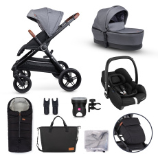 PETITE&MARS Set XXL kočárek kombinovaný Trails Ultimate Grey s příslušenstvím PETITE&MARS Set XXL kočárek kombinovaný Trails Ultimate Grey s příslušenstvím