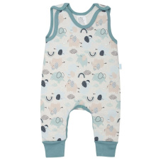 Kojenecké zateplené dupačky New Baby Šťastní Sloníci zelená Kojenecké zateplené dupačky New Baby Šťastní Sloníci zelená