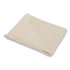 Dětská froté osuška s kapucí New Baby Comfortably 100x100 cm beige Dětská froté osuška s kapucí New Baby Comfortably 100x100 cm beige