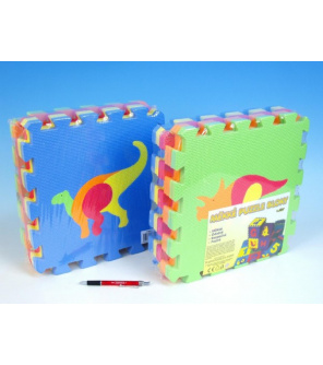 Pěnové puzzle Dinosauři 30x30cm 10ks v sáčku Pěnové puzzle Dinosauři 30x30cm 10ks v sáčku