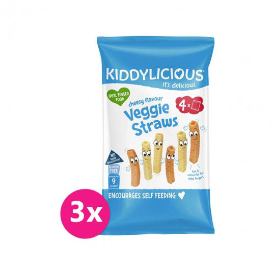 4x KIDDYLICIOUS Tyčinky sýrové multipack
