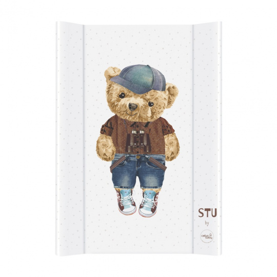 CEBA Podložka přebalovací 2-hranná s pevnou deskou (50x70) Comfort Fluffy Puffy Stu