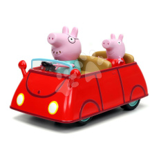 Jada Autíčko na dálkové ovládání Peppa Pig RC Car červené délka 17,5 cm Jada Autíčko na dálkové ovládání Peppa Pig RC Car červené délka 17,5 cm