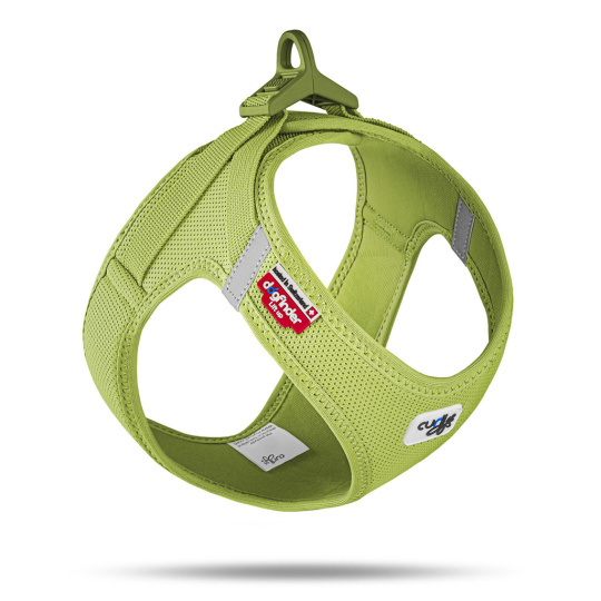 CURLI Postroj pro psy se sponou Air-Mesh Lime L, 8-13 kg